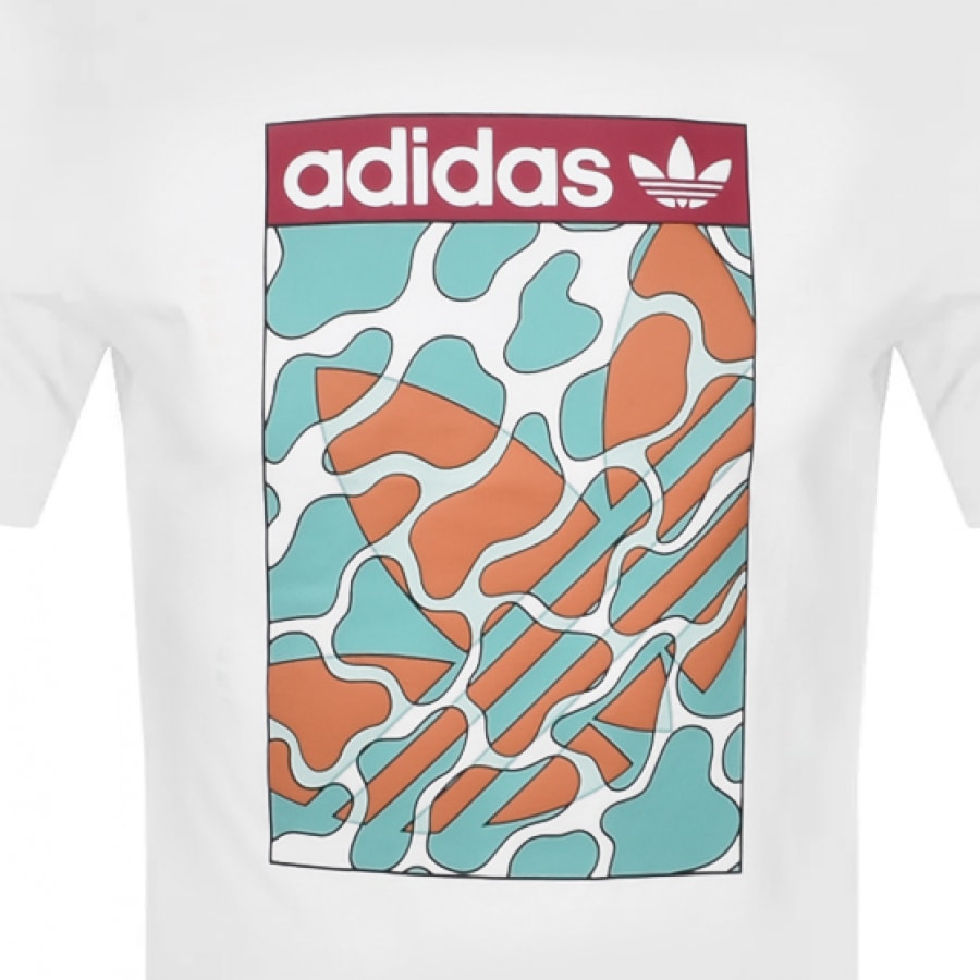 Alternative Image for Productadidas Originals Summer Tongue T Shirt White3